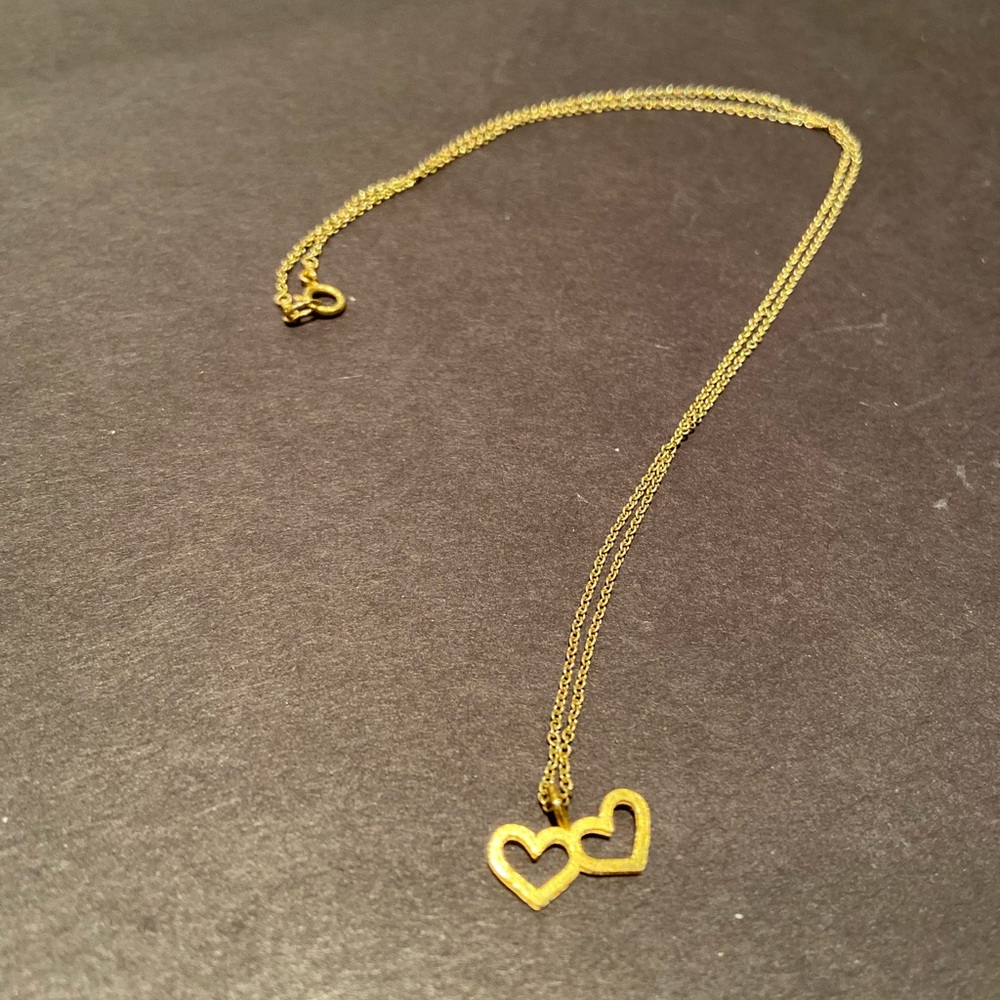 “We Belong Together” Necklace In 14k Dipped Gold - image 1
